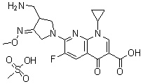 CAS#: 204519-65-3， Gemifloxacin mesylate