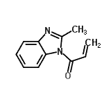 CAS 登录号：204569-52-8， 1-(2-甲基-1H-苯并咪唑-1-基)-2-丙烯-1-酮