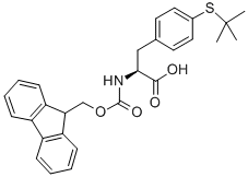CAS#: 204716-12-1， 4-[(1,1-Dimethylethyl)Thio]-N-[(9H-Fluoren-9-Ylmethoxy)Carbonyl]-L-Phenylalanine