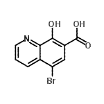 CAS#: 205040-59-1， 5-Bromo-8-Hydroxy-7-Quinolinecarboxylic Acid