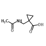 CAS#: 205173-55-3， 1-(Acetamidomethyl)Cyclopropanecarboxylic Acid