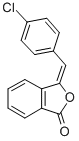 structure of CAS# 20526-97-0, 4-Chlorobenzylidene Phthalide;(3Z)-3-[(4-Chlorophenyl)Methylidene]-2-Benzofuran-1-One;3-[(4-Chlorophenyl)Methylene]Isobenzofuran-1-One;(3Z)-3-[(4-Chlorophenyl)Methylene]Isobenzofuran-1-One