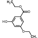CAS 登录号：205534-87-8， 乙基3-乙氧基-5-羟基苯甲酸酯