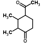 CAS#: 205674-15-3， 4-Acetyl-2,3-Dimethylcyclohexanone
