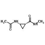 CAS#: 205926-79-0， (1R,2S)-2-Acetamido-N-Methylcyclopropanecarboxamide