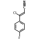 CAS#: 205984-77-6， (2Z)-3-Chloro-3-(4-Fluorophenyl)Acrylonitrile
