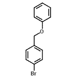 结构式 CAS# 20600-22-0, 1-溴-4-(苯氧基甲基)苯