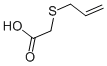 structure of CAS# 20600-63-9, Allylsulfanyl-Acetic Acid;2-Allylsulfanylacetic Acid;2-(Allylthio)Acetic Acid;2-Prop-2-Enylsulfanylethanoic Acid
