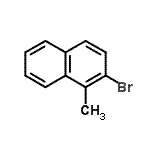 structure of CAS# 20601-22-3, 2-Bromo-1-Methylnaphthalene;[20601-22-3];2-Bipheny<wbr>l-4-yl-3-<wbr>piperazin<wbr>-1-ylmeth<wbr>yl-imidaz<wbr>o-[1,2-a]<wbr>pyridine;2-Bromo-1-methylnaphthalene