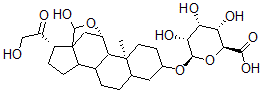 CAS#: 20605-81-6， Tetrahydroaldosterone 3 beta-Glucosiduronic Acid