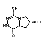 CAS#: 206126-88-7， (7R,8aS)-7-Hydroxy-4-Methyl-6,7,8,8A-Tetrahydropyrrolo[1,2-d][1,2,4]Triazin-1(2H)-One