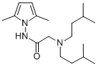 CAS#: 20627-24-1， 2-(Diisopentylamino)-N-(2,5-dimethylpyrrol-1-yl)-Acetamide