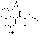 CAS#: 206537-28-2， 3-({[(2-Methyl-2-Propanyl)Oxy]Carbonyl}Amino)-3-(2-Nitrophenyl)Propanoic Acid