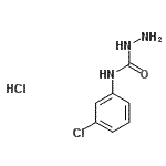 CAS#: 206559-50-4， N-(3-Chlorophenyl)Hydrazinecarboxamide Hydrochloride (1:1)