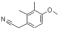 structure of CAS# 206559-60-6, (4-Methoxy-2,3-Dimethylphenyl)Acetonitrile;(4-Methoxy-2,3-dimethylphenyl)acetonitrile #;2-(4-methoxy-2,3-dimethylphenyl)acetonitrile;2-(4-methoxy-2,3-dimethylphenyl)ethanenitrile