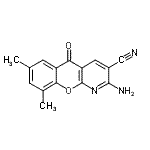 CAS#: 206658-82-4， 2-Amino-7,9-Dimethyl-5-Oxo-5H-Chromeno[2,3-b]Pyridine-3-Carbonitrile