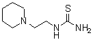 结构式 CAS# 206761-87-7, 1-[2-(1-哌啶基)乙基]硫脲