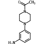 CAS#: 206879-65-4， 1-[4-(3-Aminophenyl)-1-Piperazinyl]Ethanone