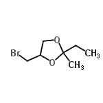 CAS#: 207347-51-1， 4-(Bromomethyl)-2-Ethyl-2-Methyl-1,3-Dioxolane