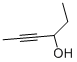 结构式 CAS# 20739-59-7, 4-己炔-3-醇