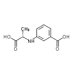 CAS#: 207452-93-5， 3-{[(1S)-1-Carboxyethyl]Amino}Benzoic Acid