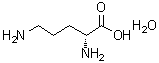 结构式 CAS# 207734-73-4, D-鸟氨酸水合物(1:1)