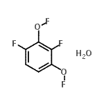 CAS#: 207738-03-2， 2,4-Difluoro-1,3-Phenylene Dihypofluorite Hydrate (1:1)