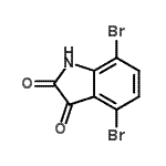 CAS#: 20780-89-6， 4,7-dibromoindoline-2,3-dione