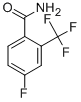 structure of CAS# 207919-06-0, 4-Fluoro-2-(Trifluoromethyl)Benzamide;Jrd-0539;St5407099;Zinc00156150