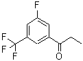structure of CAS# 207974-20-7, 1-[3-Fluoro-5-(Trifluoromethyl)Phenyl]-1-Propanone;1-[3-Fluoro-5-(trifluoromethyl)phenyl]-1-propanone #;1-[3-Fluo<wbr>ro-5-(tri<wbr>fluoromet<wbr>hyl)pheny<wbr>l]propan-<wbr>1-one, 3-<wbr>Fluoro-5-<wbr>propanoyl<wbr>benzotrif<wbr>luoride;3'-FLUORO-3-IODO-5'-METHYLBENZOPHENONE