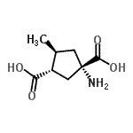 CAS#: 207983-51-5， (1S,3S,4S)-1-Amino-4-Methyl-1,3-Cyclopentanedicarboxylic Acid