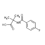CAS#: 208121-80-6， N-(4-Fluorobenzoyl)-2-Methylalanine