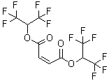 结构式 CAS# 208186-76-9, 二(1,1,1,3,3,3-六氟-2-丙基) (2Z)-2-丁烯二酸酯