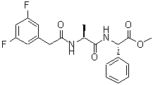 CAS#: 208255-51-0， Methyl (2S)-({N-[(3,5-Difluorophenyl)Acetyl]-L-Alanyl}Amino)(Phenyl)Acetate