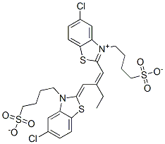 CAS#: 20904-74-9， 5-Chloro-2-[2-[[5-Chloro-3-(4-Sulphonatobutyl)-3H-Benzothiazol-2-Ylidene]Methyl]But-1-Enyl]-3-(4-Sulphonatobutyl)Benzothiazolium