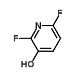 structure of CAS# 209328-85-8, 2,6-Difluoro-3-Pyridinol;2,6-Difluoro-3-hydroxypyridine;3-Hydroxy-2,6-difluoropyridine;3-Pyridinol,2,6-difluoro-