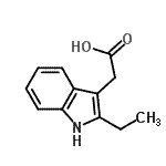 CAS#: 20955-89-9， (2-Ethyl-1H-Indol-3-Yl)Acetic Acid