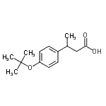 CAS#: 209679-19-6， 3-{4-[(2-Methyl-2-Propanyl)Oxy]Phenyl}Butanoic Acid