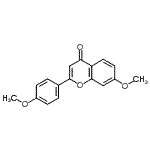 CAS#: 20979-50-4， 7-Methoxy-2-(4-Methoxyphenyl)-4H-Chromen-4-One