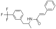 CAS#: 21015-15-6， N-[alpha-Methyl-M-(Trifluoromethyl)Phenethyl]-3-Phenylpropenamide