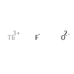 structure of CAS# 21031-92-5, Terbium fluorideoxide;Terbium oxyfluoride