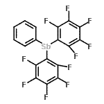 CAS#: 21041-56-5， Bis(Pentafluorophenyl)(Phenyl)Stibine