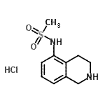 CAS 登录号：210538-75-3， N-(1,2,3,4-四氢-5-异喹啉基)甲烷磺酰胺盐酸盐(1:1)