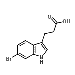 CAS#: 210569-69-0， 3-(6-Bromo-1H-Indol-3-Yl)Propanoic Acid