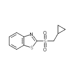 CAS#: 210704-81-7， 2-[(Cyclopropylmethyl)Sulfonyl]-1,3-Benzothiazole
