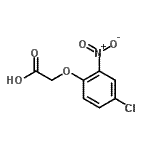 structure of CAS# 21086-49-7, (4-Chloro-2-Nitrophenoxy)Acetic Acid;(4-chloro-2-nitrophenoxy)acetic acid;2-(4-chloro-2-nitrophenoxy)acetic acid;acetic acid, (4-chloro-2-nitrophenoxy)