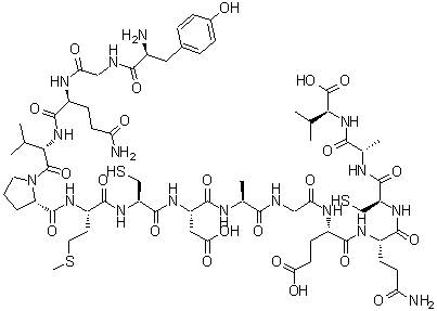CAS#: 210978-19-1， L-Tyrosylglycyl-L-Glutaminyl-L-Valyl-L-Prolyl-L-Methionyl-L-Cysteinyl-L-alpha-Aspartyl-L-Alanylglycyl-L-alpha-Glutamyl-L-Glutaminyl-L-Cysteinyl-L-Alanyl-L-Valine