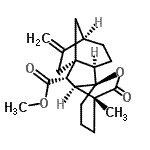 CAS#: 2112-08-5， Methyl (1R,2R,5R,8R,9S,10R,11R)-11-Methyl-6-Methylene-16-Oxo-15-Oxapentacyclo[9.3.2.1<Sup>5,8</Sup>.0<Sup>1,10</Sup>.0<Sup>2,8</Sup>]Heptadecane-9-Carboxylate