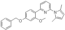 CAS#: 211495-29-3， 2-[4-(Benzyloxy)-2-Methoxyphenyl]-6-(2,5-Dimethyl-1H-Pyrrol-1-Yl)Pyridine