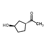 CAS#: 211573-24-9， 1-[(1R,3R)-3-Hydroxycyclopentyl]Ethanone